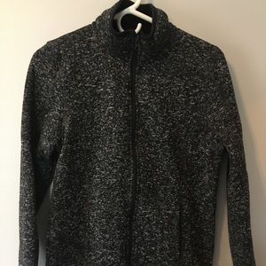Full zip-up sweatshirt